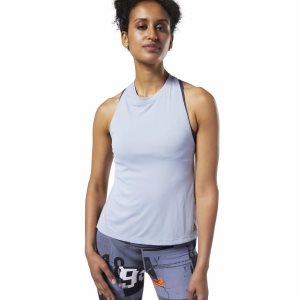 Reebok Meet You There Muskelshirt Damen - HellBlau - DE 365-NMT